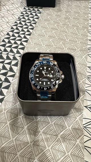 Reloj Frederic Ocean Professional Negro/Plata