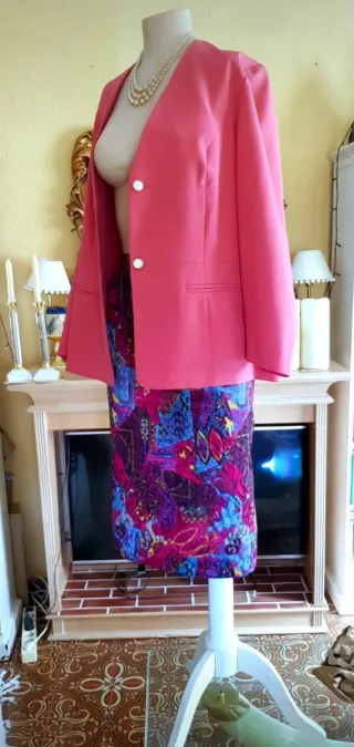 Chaqueta coral fiesta talla 54