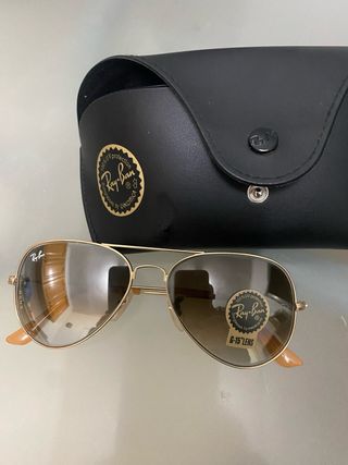 Gafas de sol Ray-Ban Aviator Max Marrones/Doradas