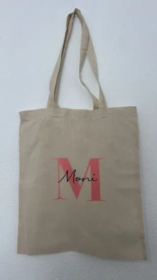 Bolso de tela personalizado al gusto.