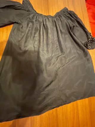 Blusa donna con paillettes Made in Italy