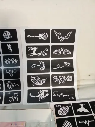 Kit Tatuaggi Glitter Bambini 50 Colori