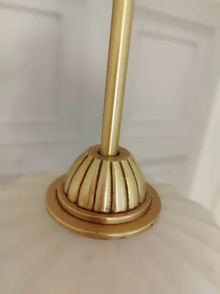 Lámpara italiana vintage vidrio opaco