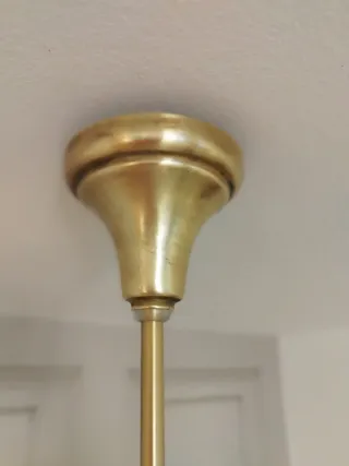 Lámpara italiana vintage vidrio opaco