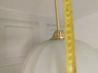 Lámpara italiana vintage vidrio opaco