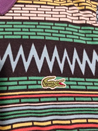 Polo Lacoste Live Multicolor Talla M