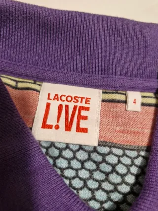 Polo Lacoste Live Multicolor Talla M