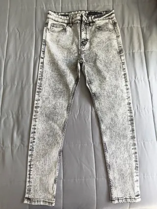 Pantalón vaquero hombre efecto lavado