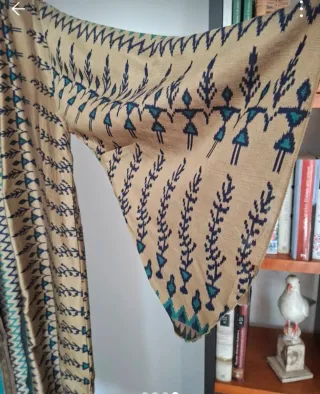 Kimono de seda salvaje estampado