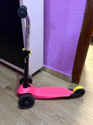 Patinete 3 ruedas niña rosa