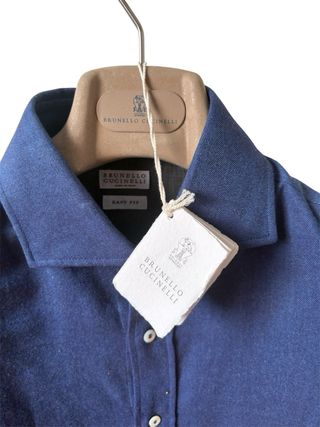 Camicia Brunello Cucinelli Blu