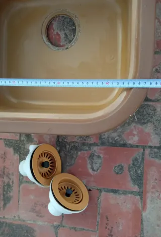 Fregadero Poalgi 2 senos fibra