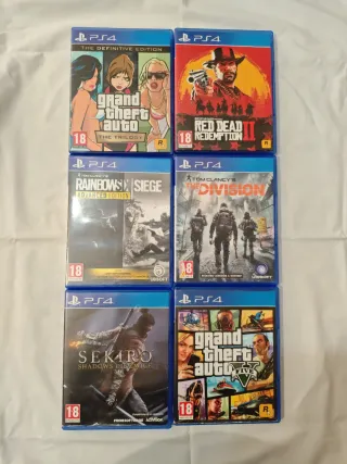 Colección de juegos de PS4 (COMPATIBLES EN PS5)
