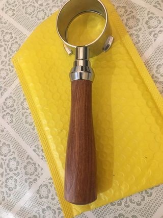 Portafiltro Cafetera Mango Madera