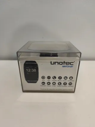 Reloj inteligente Bluetooth negro