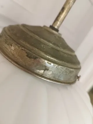 Lámpara de techo de Philips opalina inglesa blanca