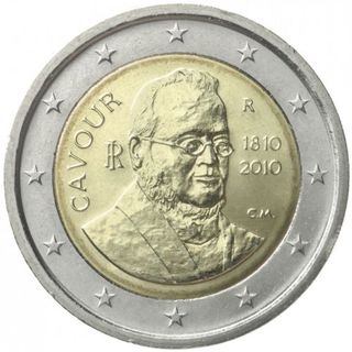 MONEDA CONMEMORATIVA 2€ ITALIA 2010. CAVOUR
