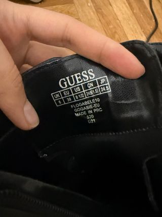 Botas Guess Talla 40 Negras