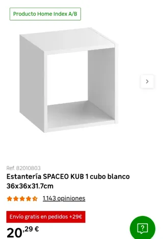 Estanterías flotantes madera y blanco