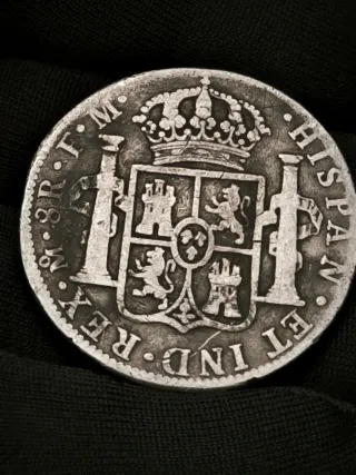8 Reales Carlos III 1777 Méjico Mo FM