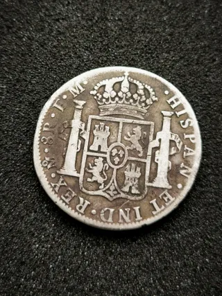 8 Reales Carlos III 1777 Méjico Mo FM