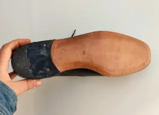 Scarpe uomo vintage nere