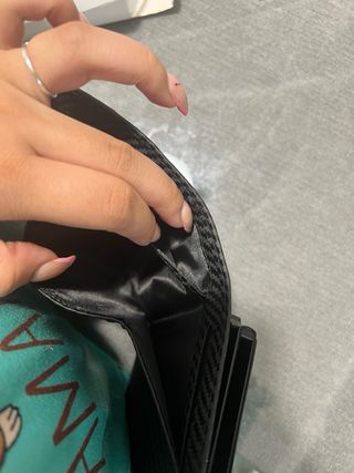 Cartera Antirrobo Hombre Diseño Elegante Negra