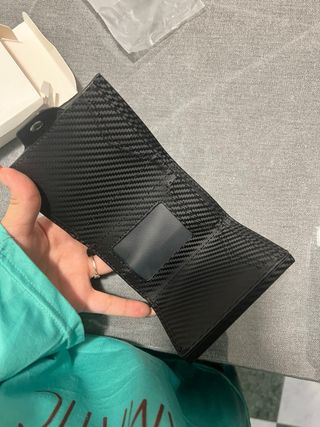 Cartera Antirrobo Hombre Diseño Elegante Negra