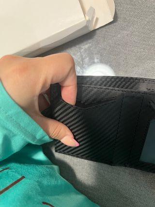 Cartera Antirrobo Hombre Diseño Elegante Negra