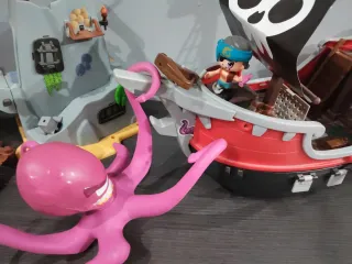 Lote PINIPON * IslaPirata + Barco + Pulpo