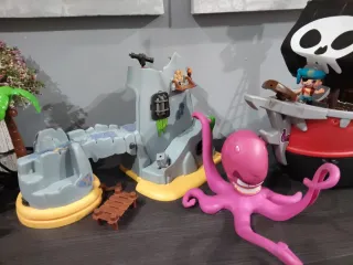 Lote PINIPON * IslaPirata + Barco + Pulpo