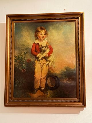 Quadri decorativi classici con cornice dorata 2