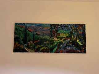 Quadri decorativi classici con cornice dorata 2