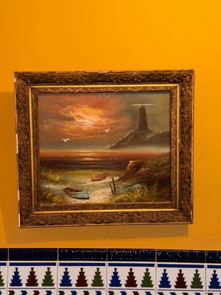 Quadri decorativi classici con cornice dorata 2