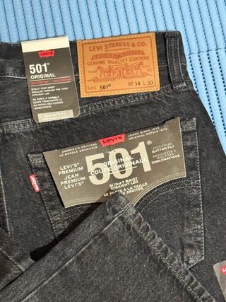 Jeans Levi's 501 Uomo W34 L30 2 pantaloni
