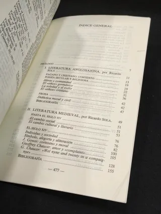 Historia de la literatura inglesa I y II Taurus