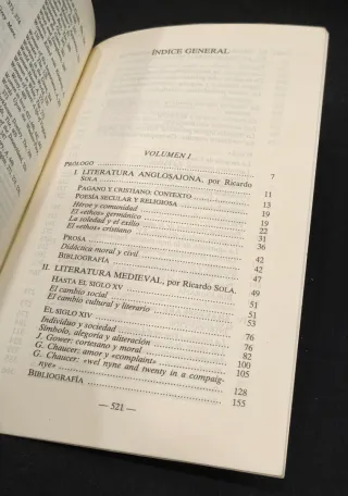 Historia de la literatura inglesa I y II Taurus