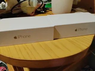 2 Scatole iPhone 6 Plus Dorate ORIGINALI