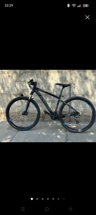 Bicicleta Montaña Btwin Negra
