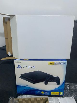 Caja Completa PS4 Slim Sony Negra