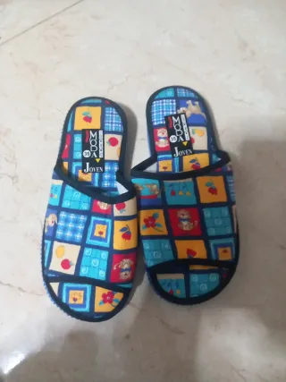 Zapatillas de casa con estampado