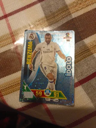 Carta Fútbol Benzema Real Madrid 2016-17