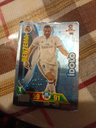 Carta Fútbol Benzema Real Madrid 2016-17