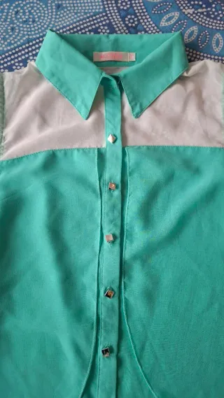 Blusa Mostaza sin mangas Talla S