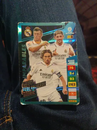 Carta Real Madrid Kroos Fede Valverde Modric