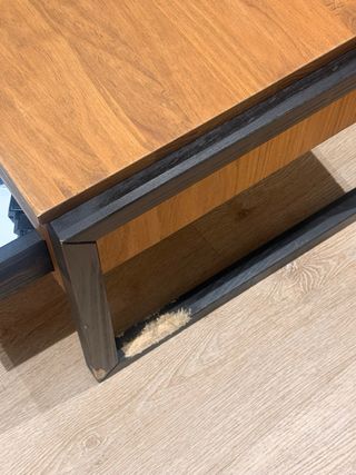 Mesa de centro elevable con almacenamiento