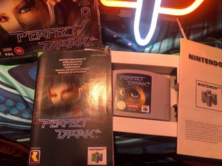 Perfect Dark Nintendo 64 N64 Juego FPS PAL