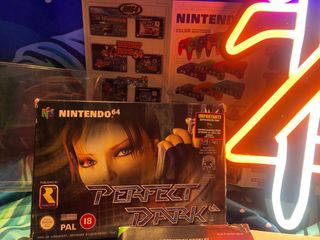 Perfect Dark Nintendo 64 N64 Juego FPS PAL