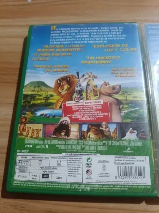 DVD Madagascar 2 y Madagascar
