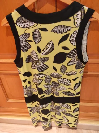 Vestido amarillo sin mangas talla 46/48